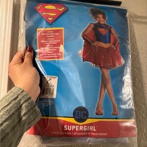 Rubie's Supergirl Costume for Kids - Red and Blue